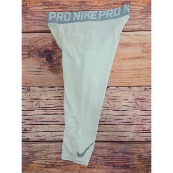 Nike Pro Dri-FIT Compression Tights Large White - Picture 4 of 9